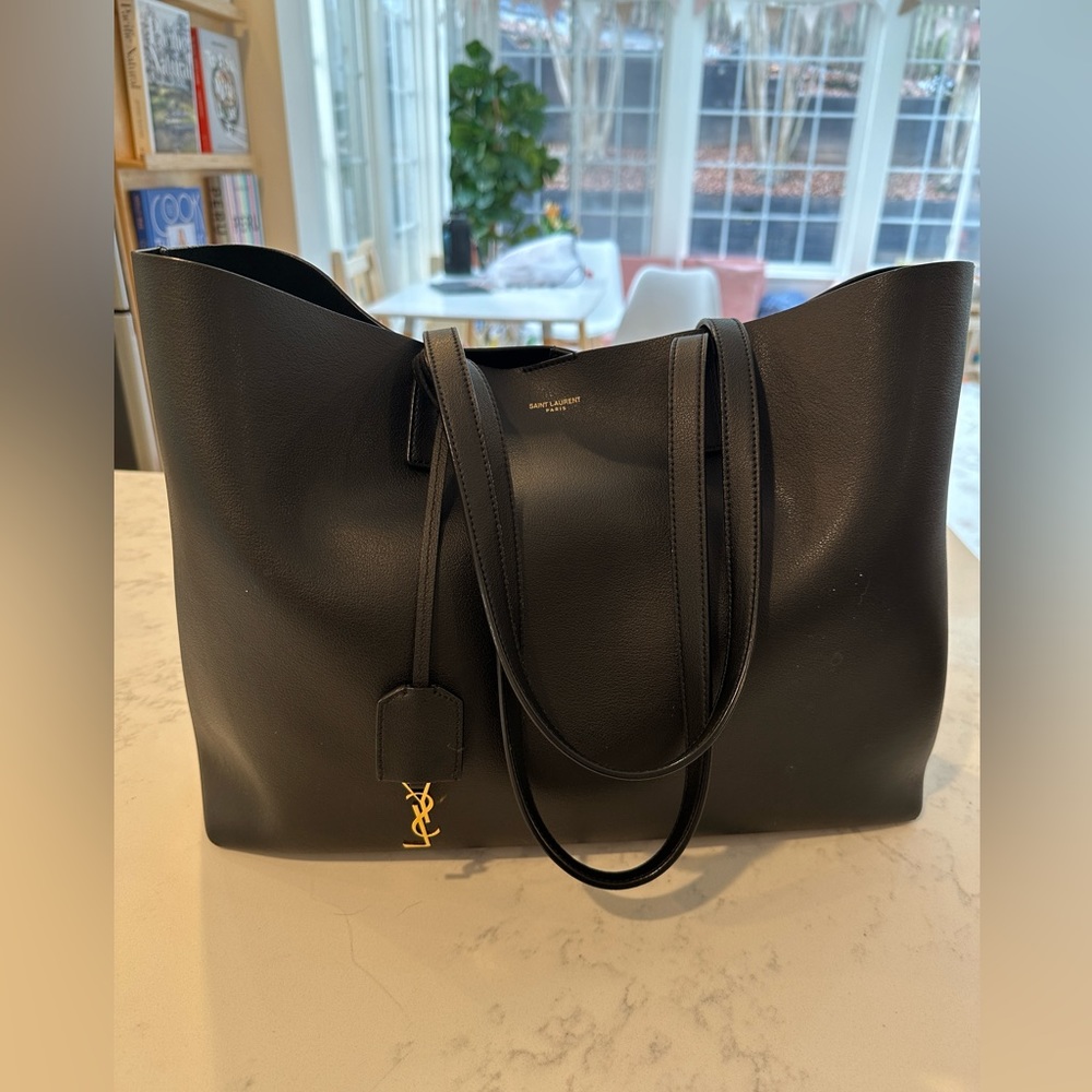 SOLD! YSL east west tote black, barely used